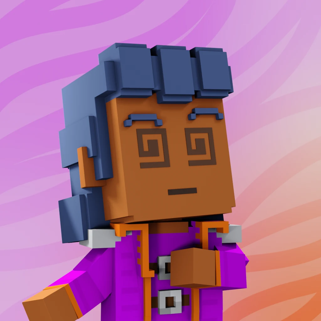 Pirate #571 voxel render