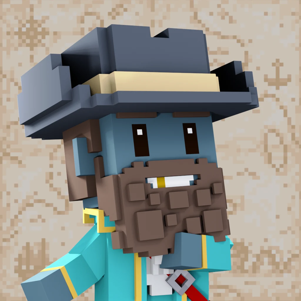 Pirate #5711 voxel render