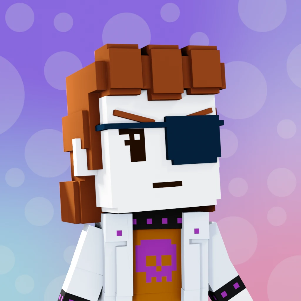 Pirate #5713 voxel render