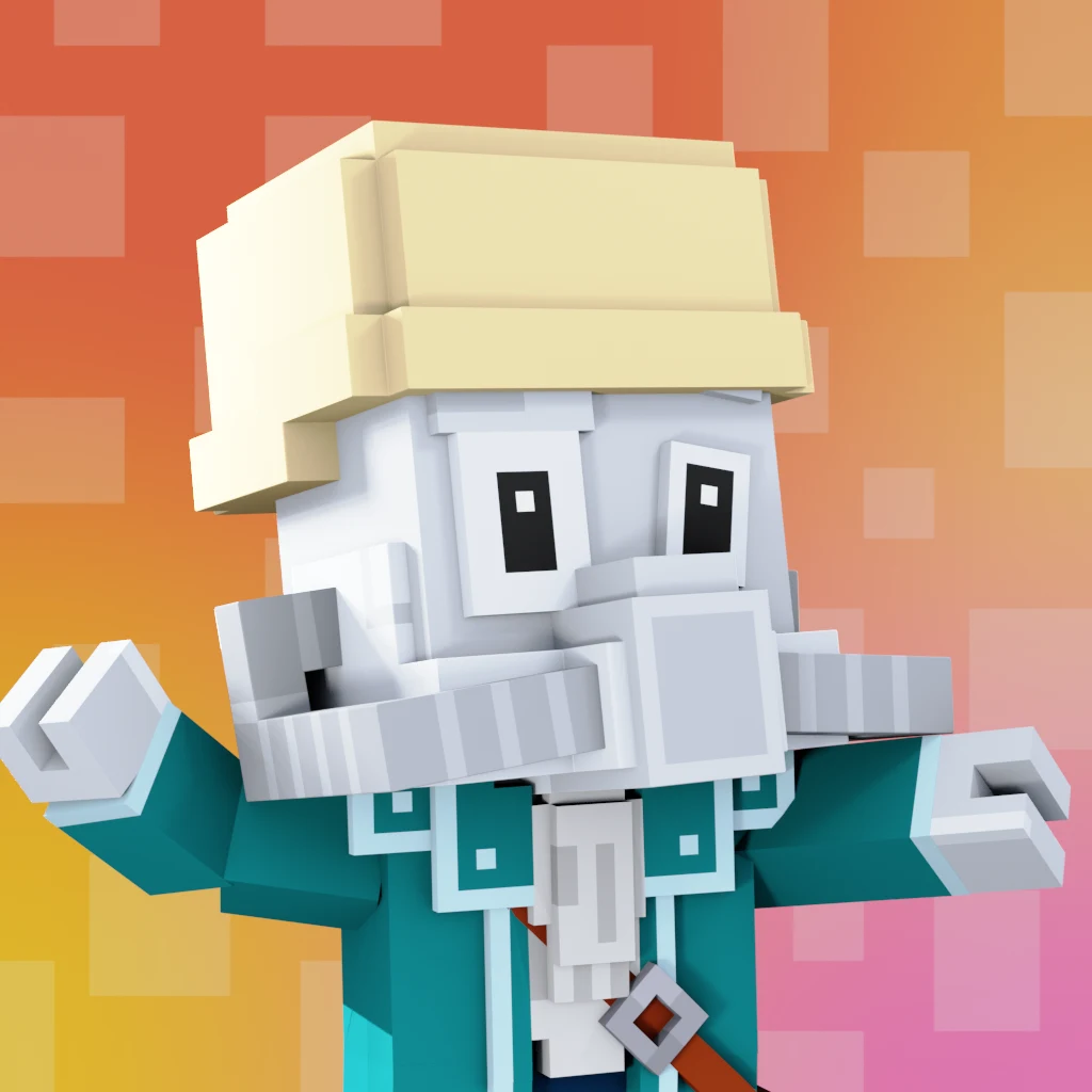 Pirate #5714 voxel render