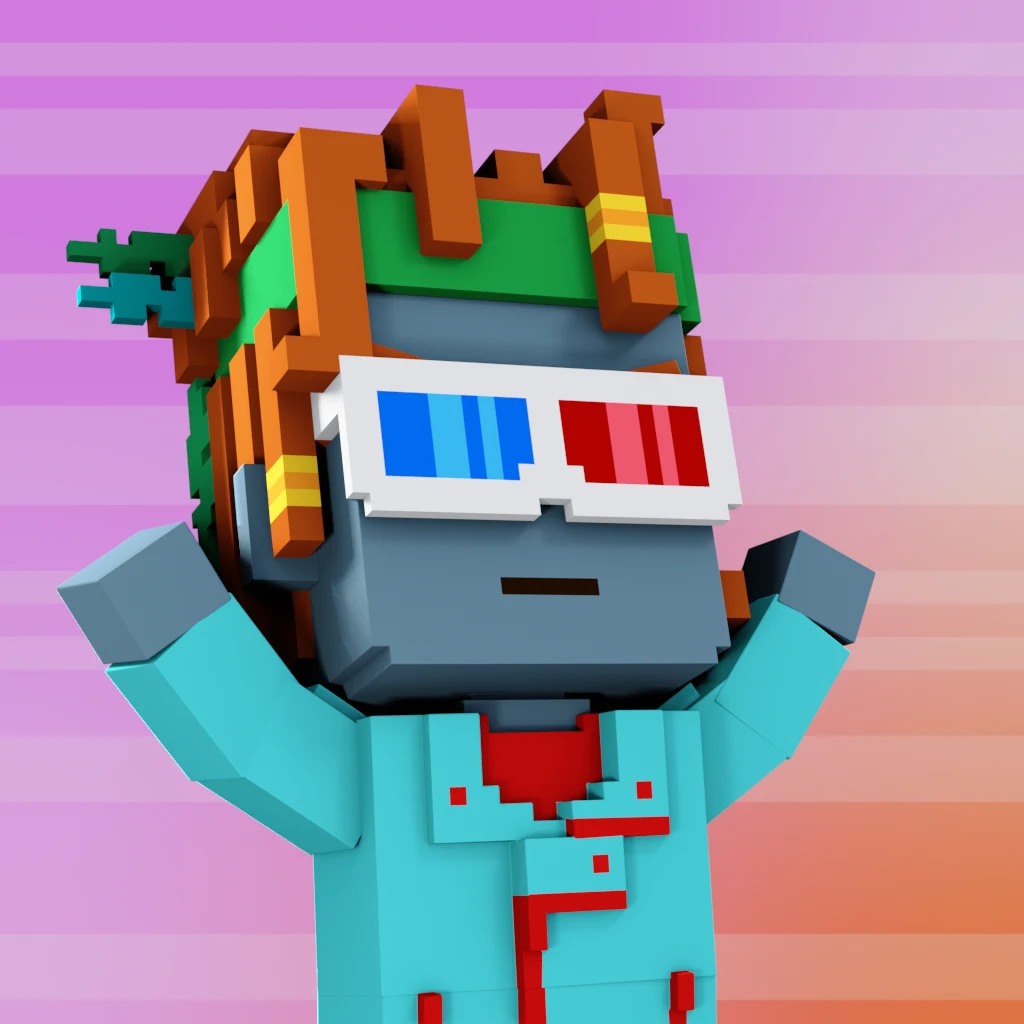 Pirate #5717 voxel render