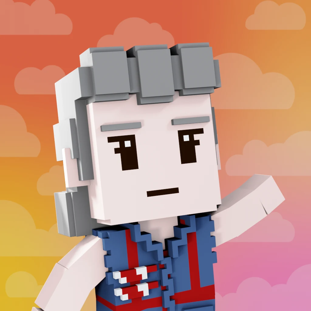 Pirate #5719 voxel render