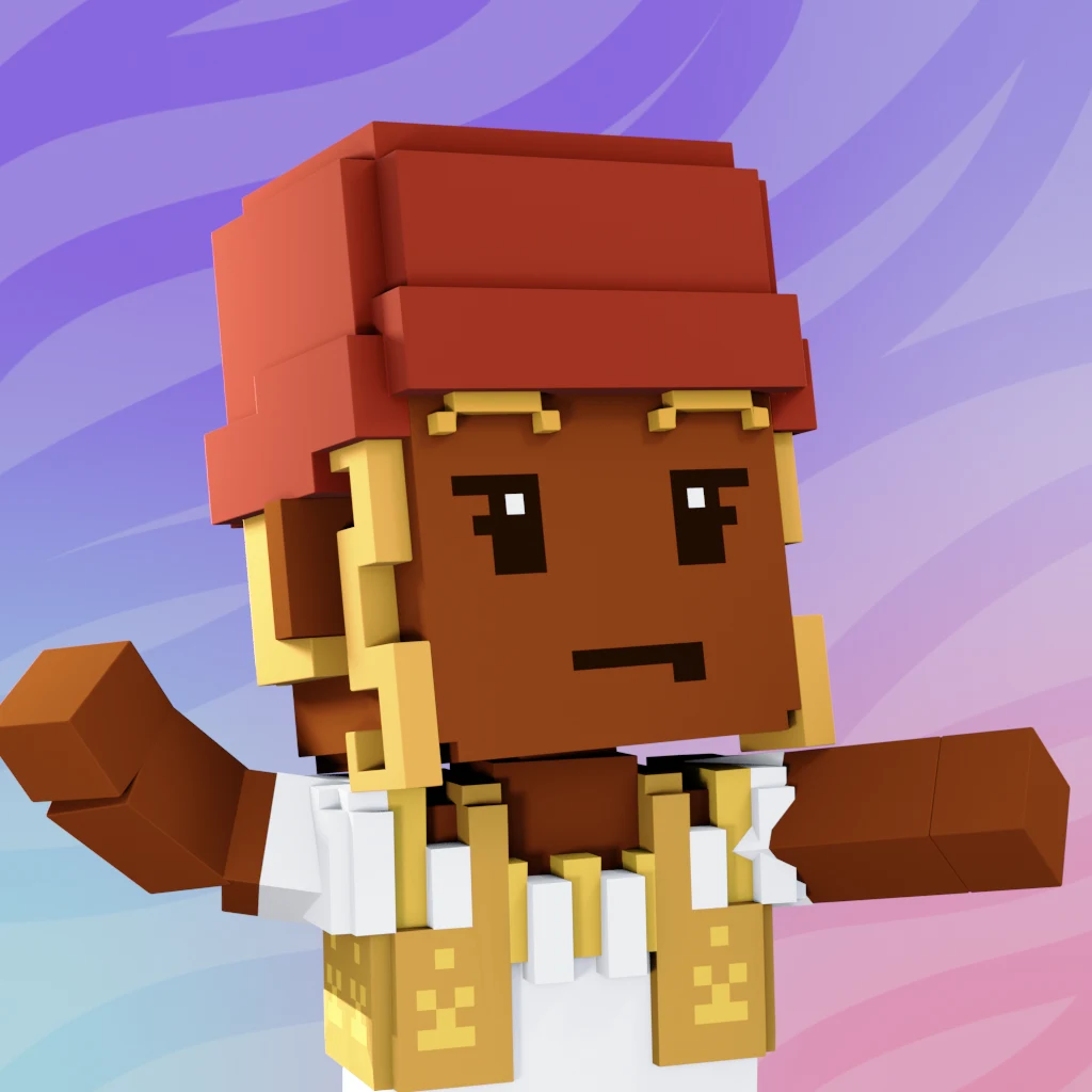 Pirate #5720 voxel render