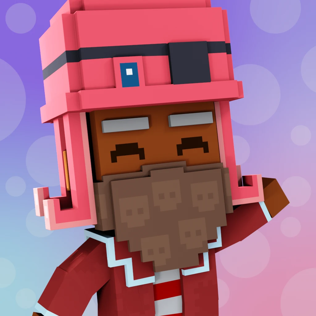 Pirate #5721 voxel render