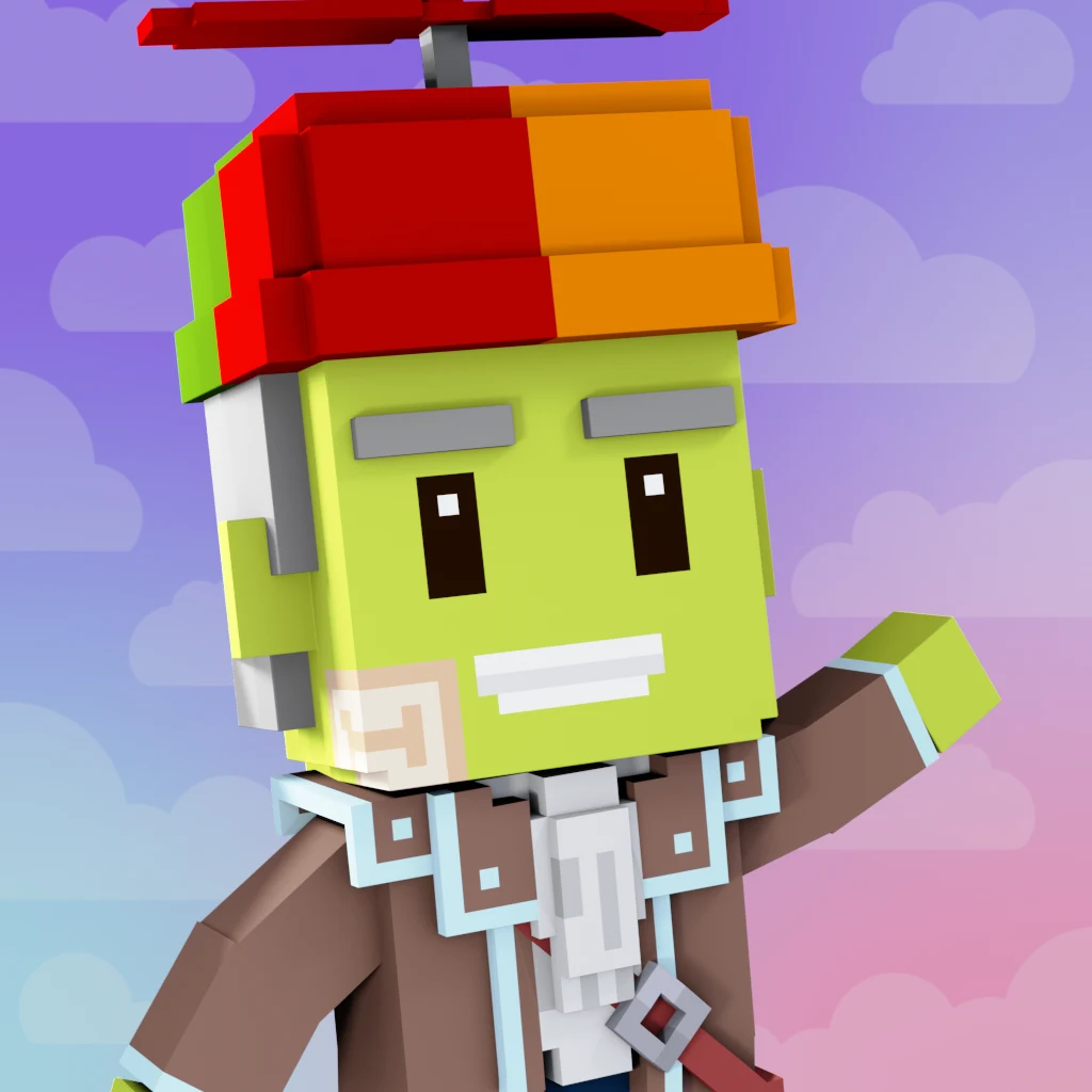 Pirate #5723 voxel render