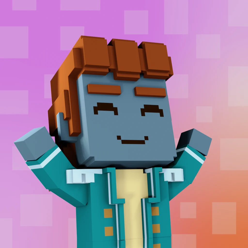 Pirate #5729 voxel render