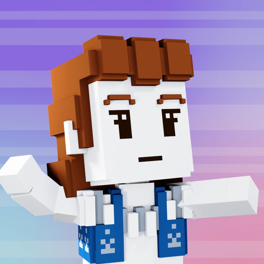Pirate #5731 voxel render