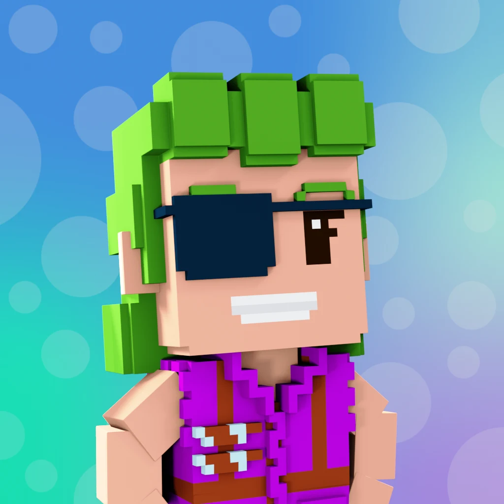 Pirate #5734 voxel render