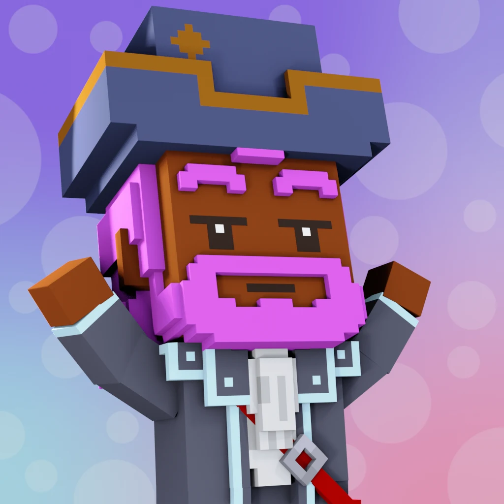 Pirate #5736 voxel render