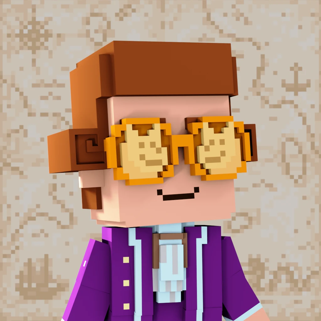 Pirate #5737 voxel render