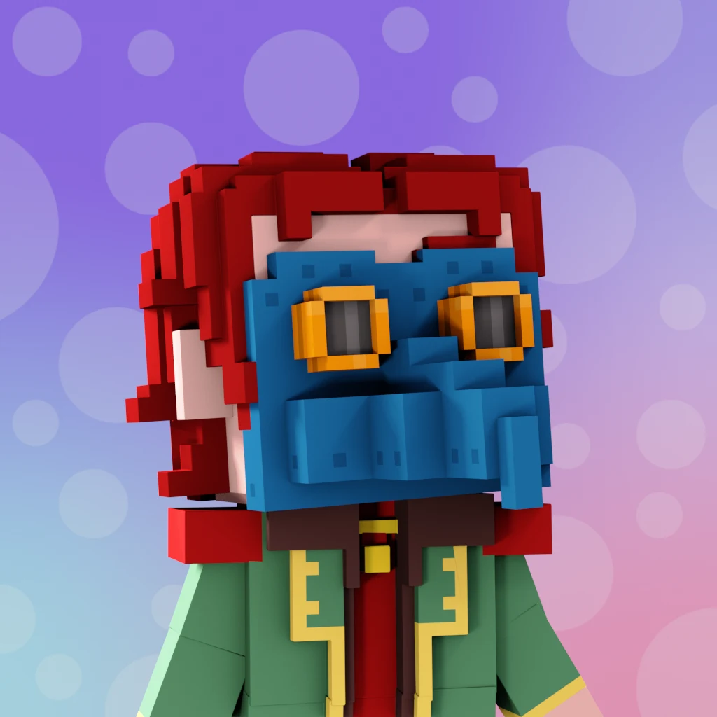 Pirate #574 voxel render
