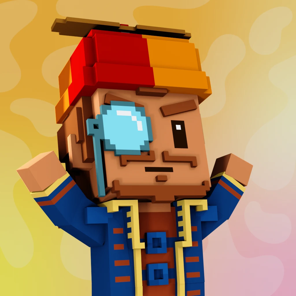 Pirate #5744 voxel render