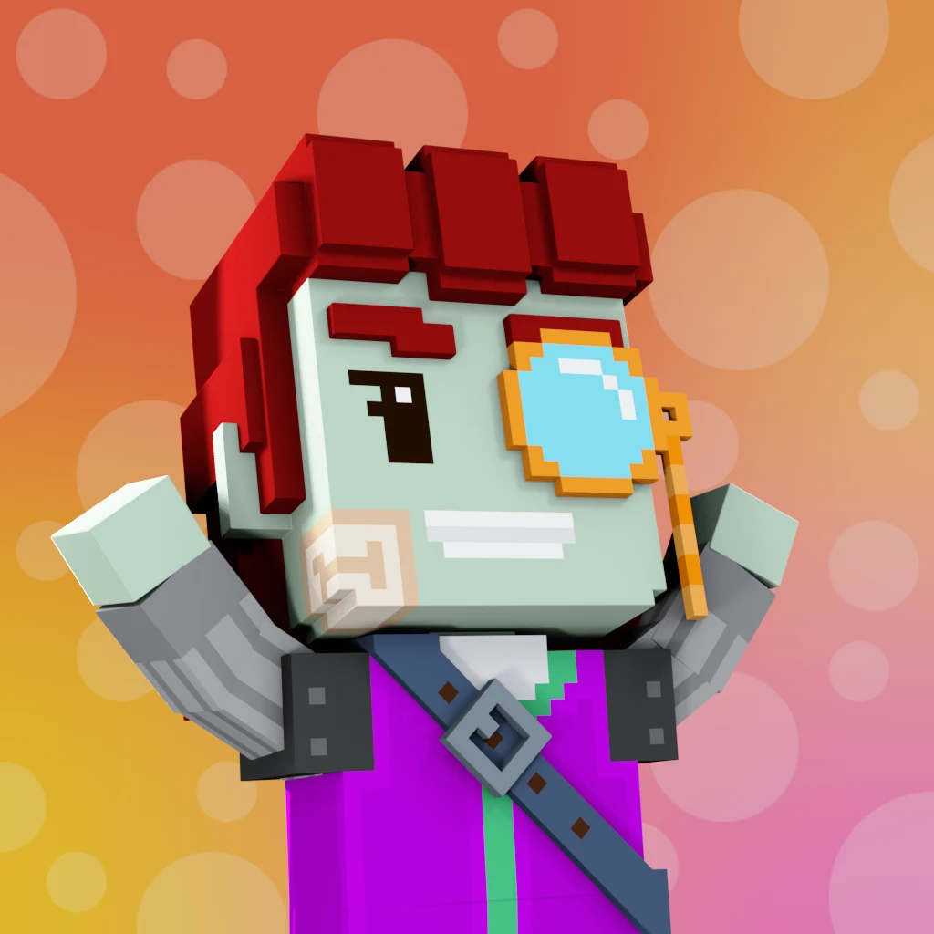 Pirate #5748 voxel render