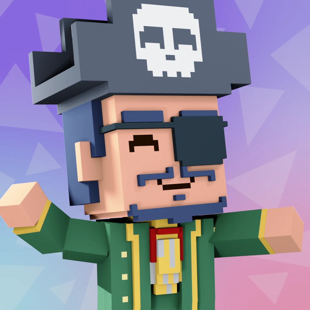 Pirate #5753 voxel render