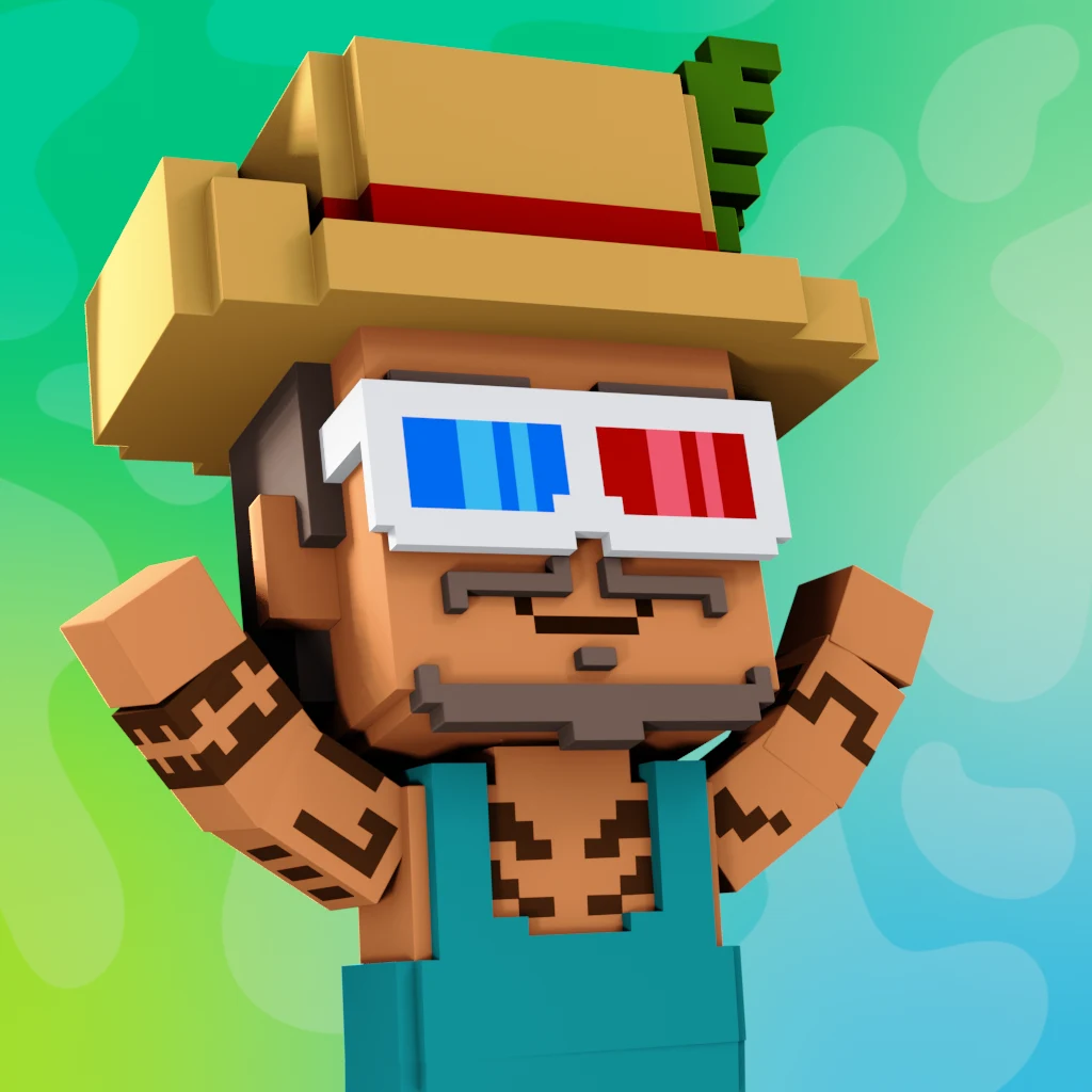 Pirate #5754 voxel render