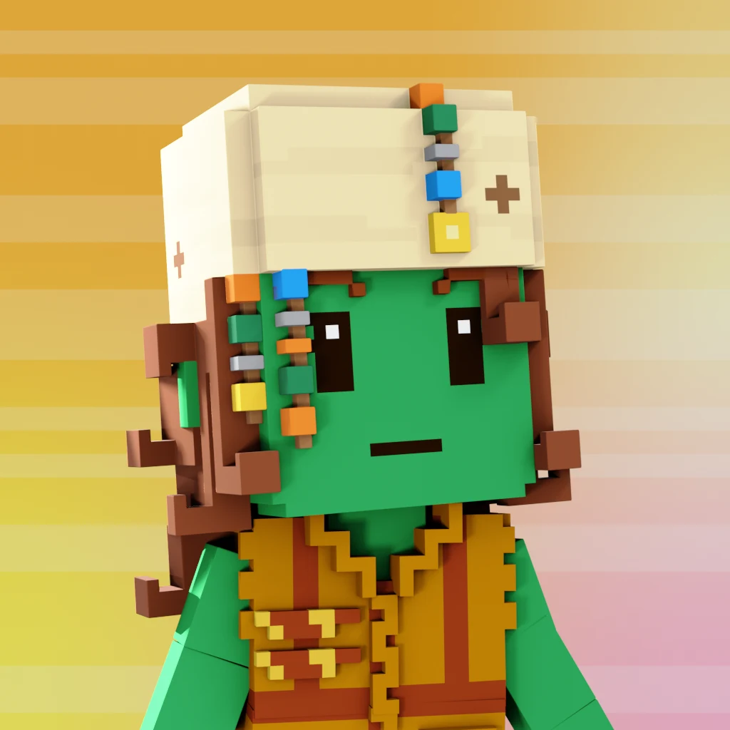 Pirate #576 voxel render