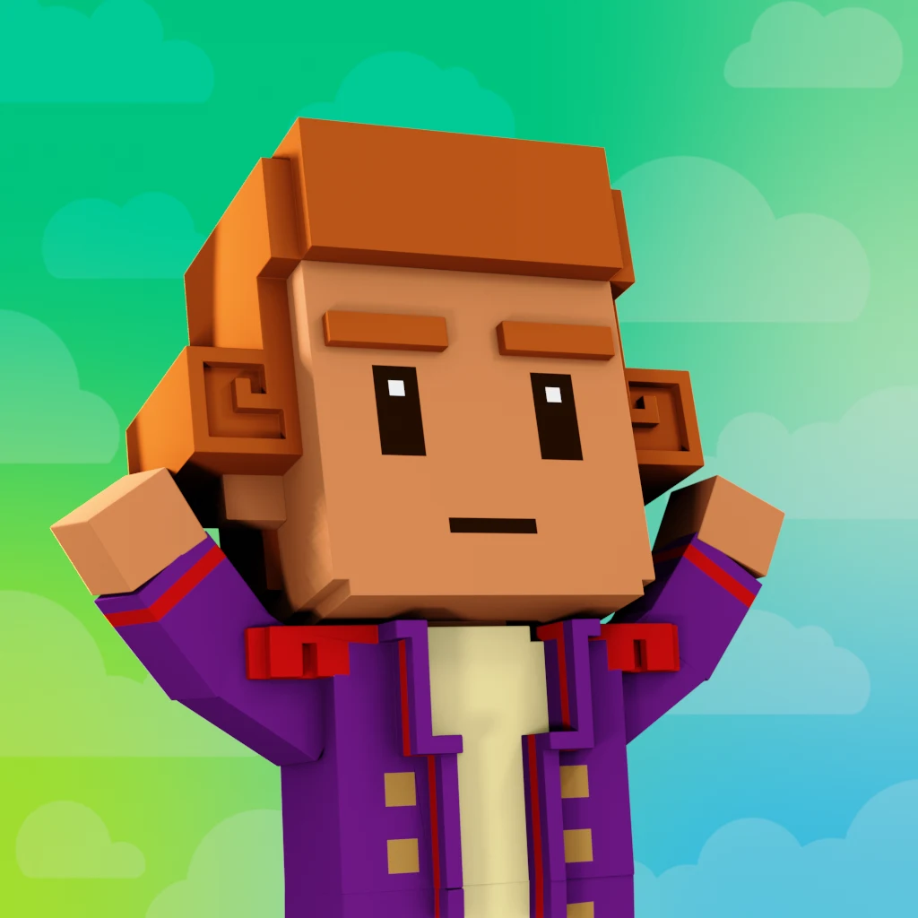 Pirate #5768 voxel render