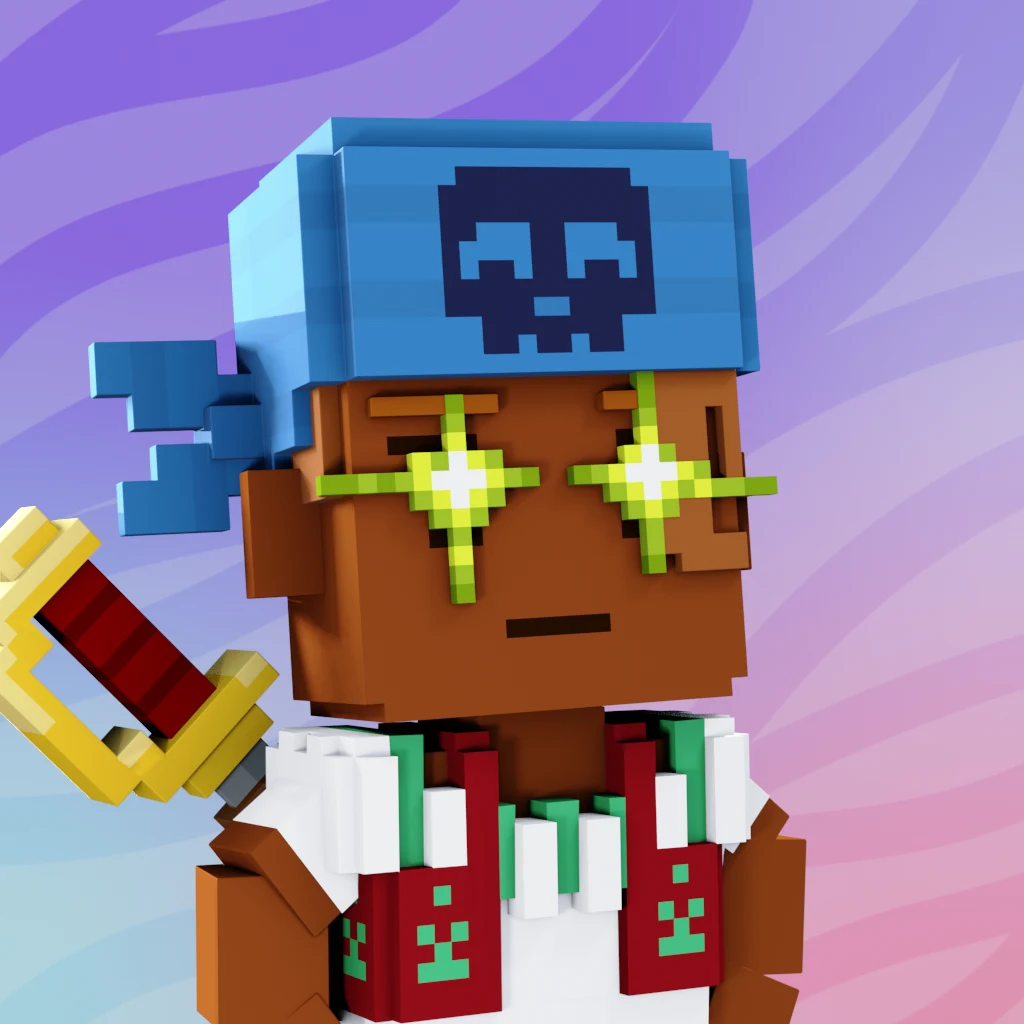 Pirate #5769 voxel render