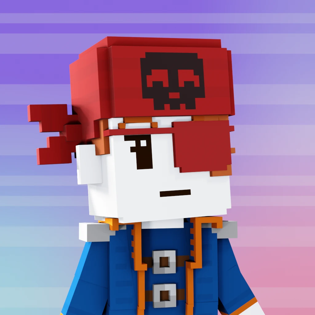 Pirate #5770 voxel render