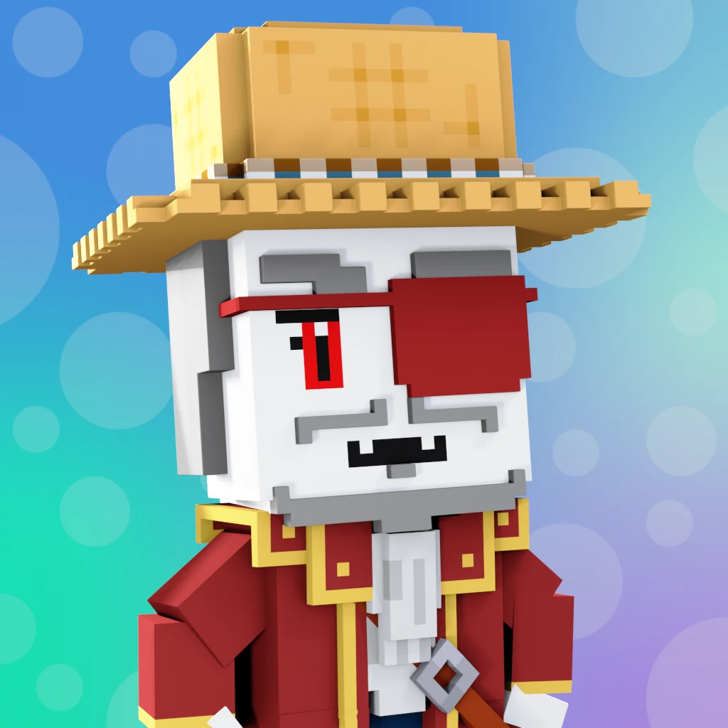 Pirate #5771 voxel render