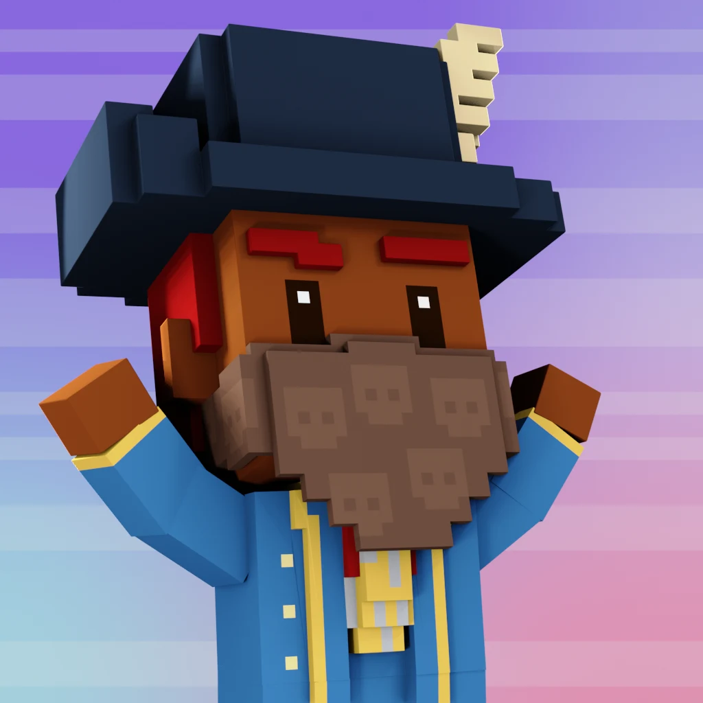 Pirate #5779 voxel render