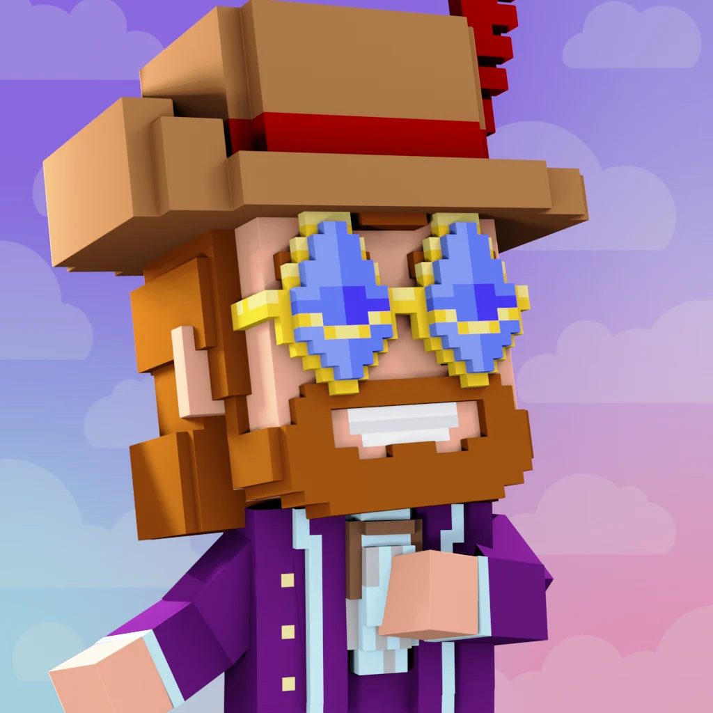 Pirate #578 voxel render