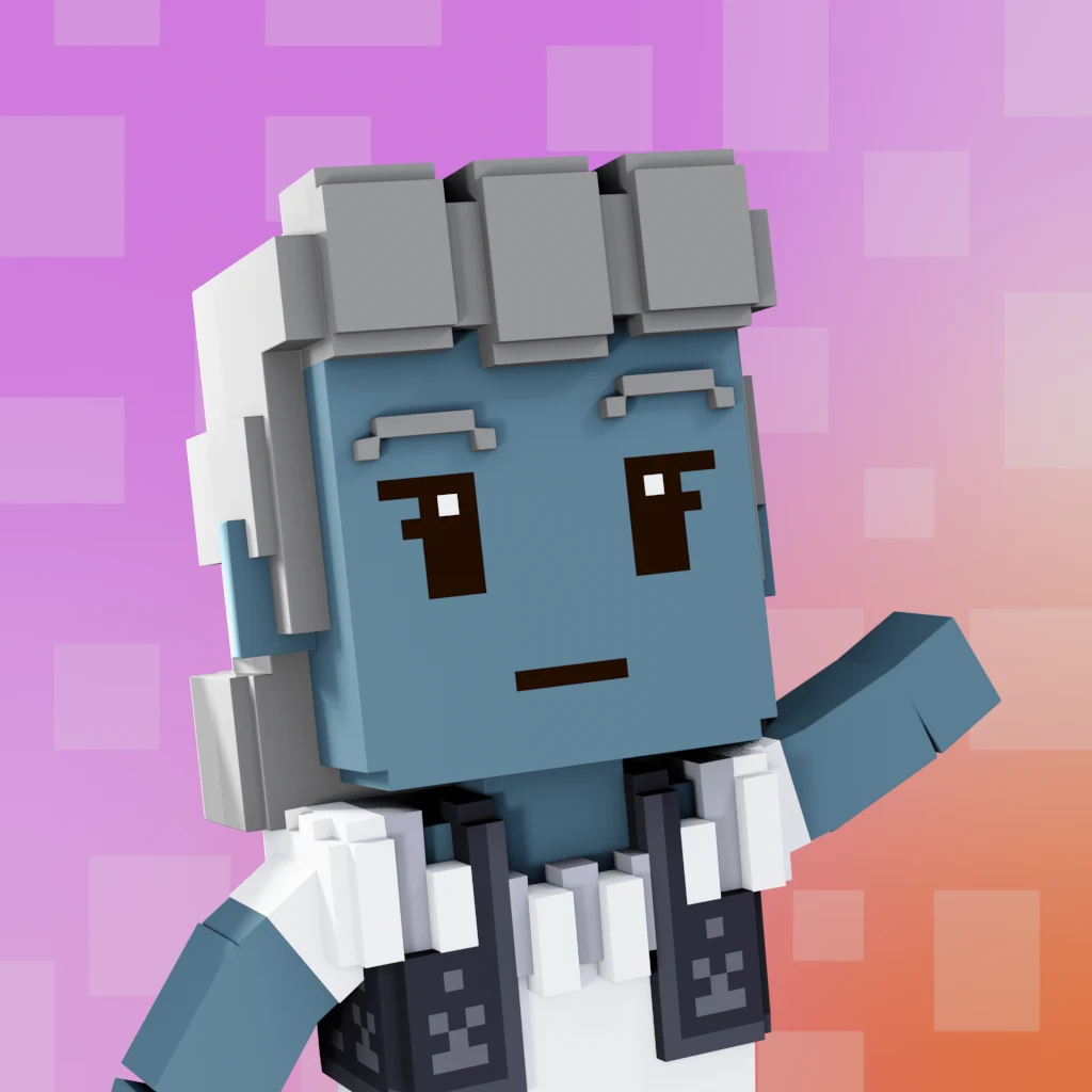 Pirate #5781 voxel render