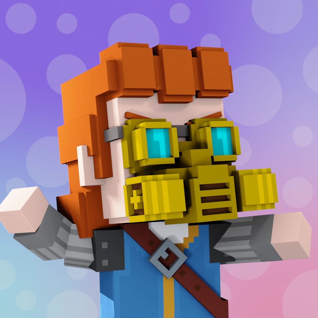 Pirate #5782 voxel render