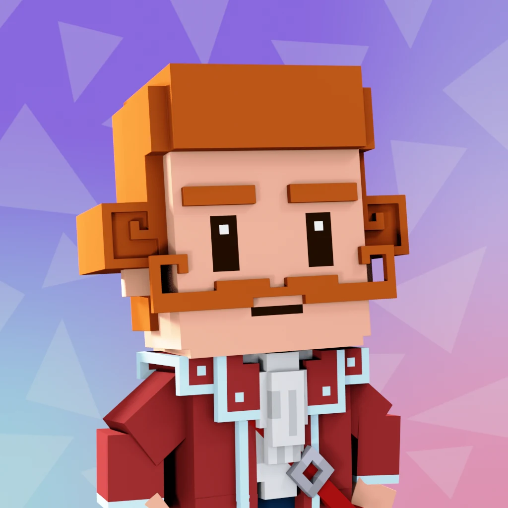 Pirate #5783 voxel render