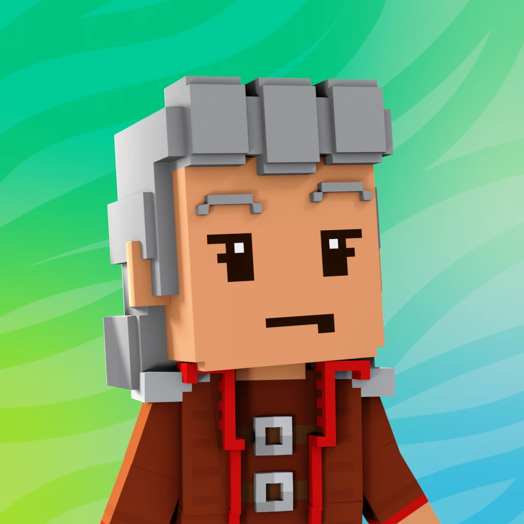Pirate #5786 voxel render