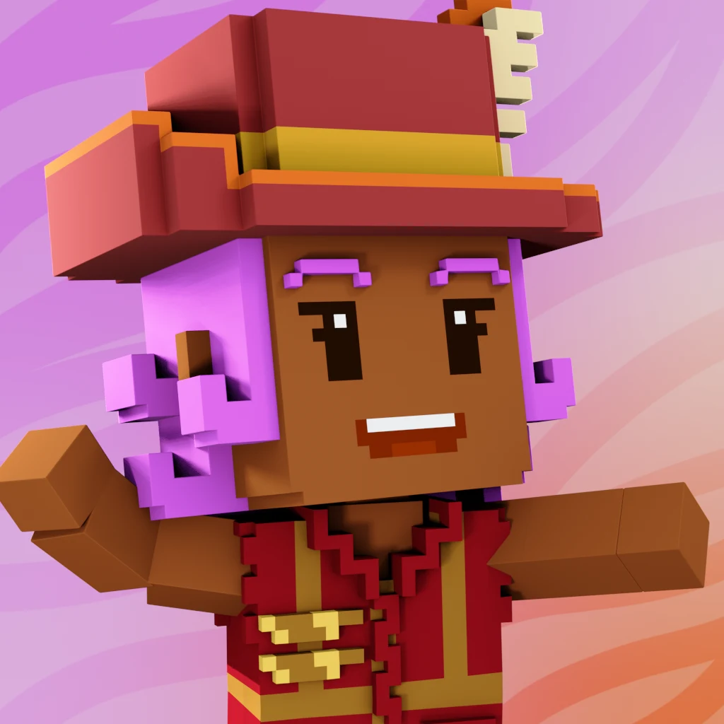 Pirate #5789 voxel render