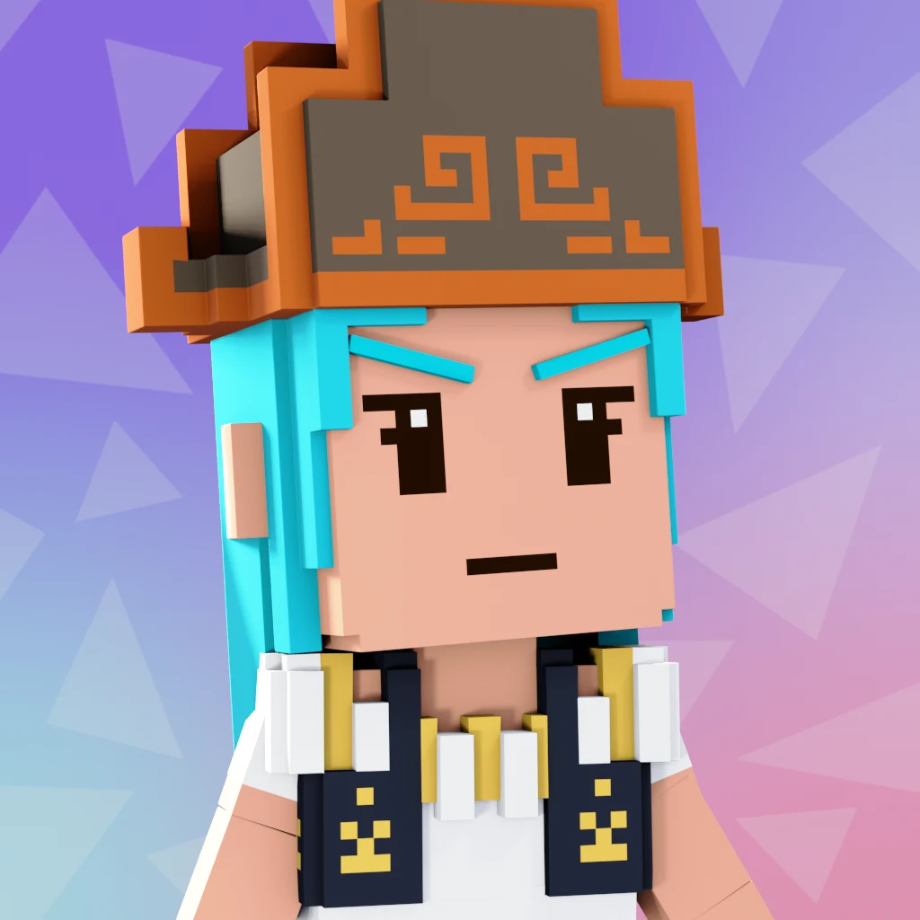 Pirate #579 voxel render