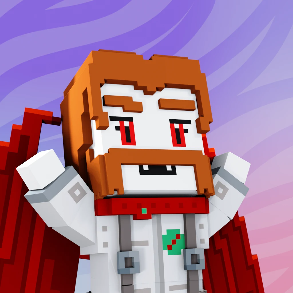 Pirate #5791 voxel render