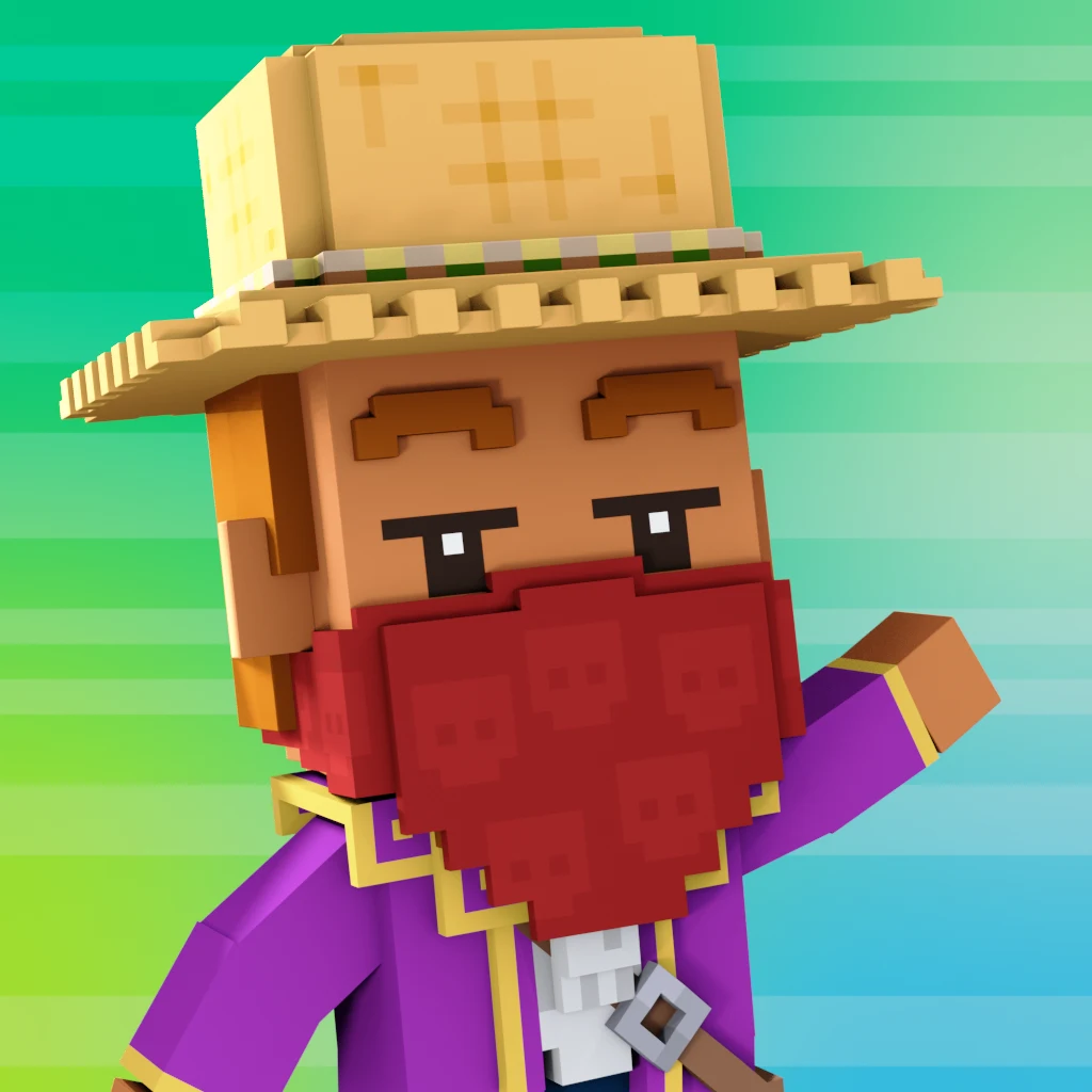 Pirate #5792 voxel render