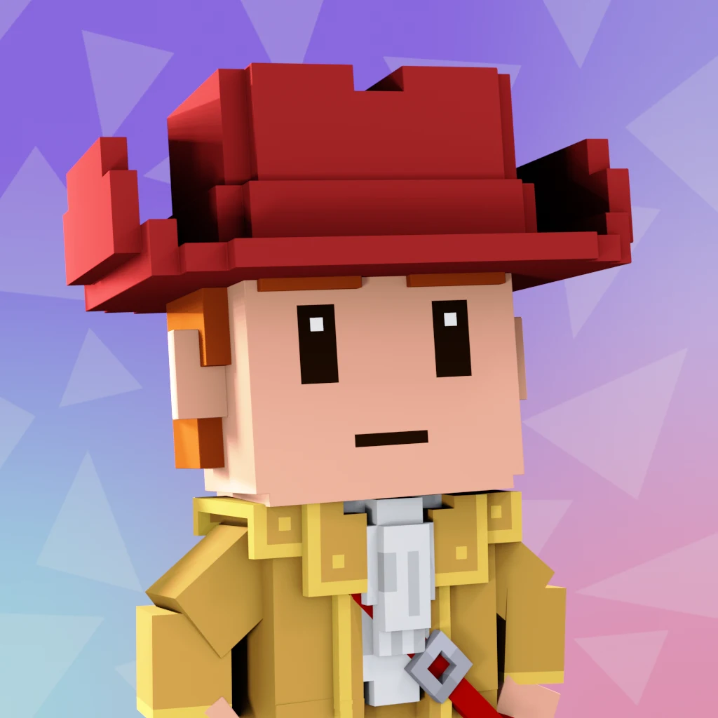 Pirate #5793 voxel render