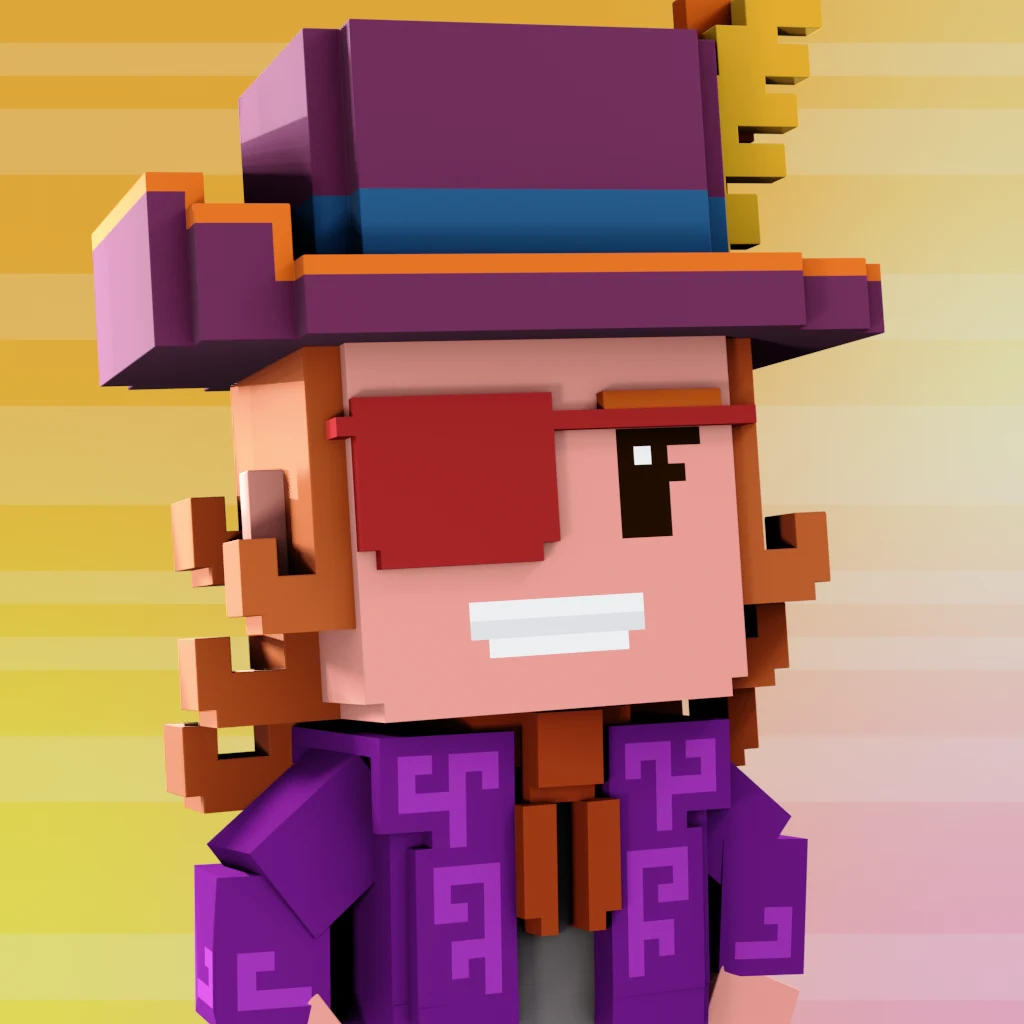 Pirate #5796 voxel render