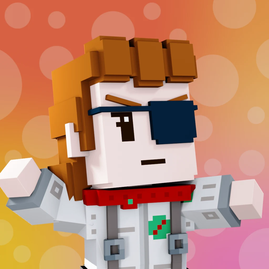 Pirate #5797 voxel render