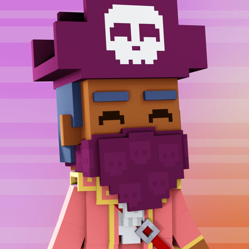 Pirate #5798 voxel render