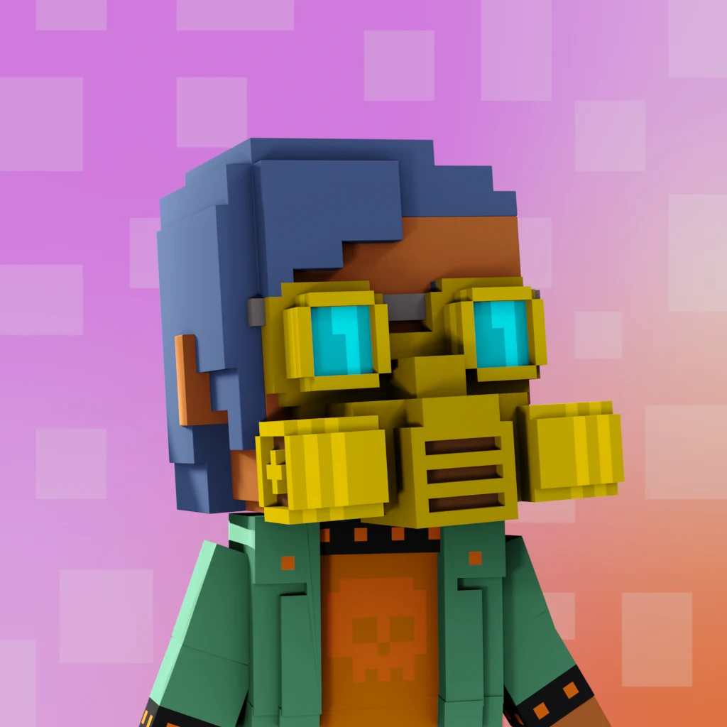Pirate #58 voxel render