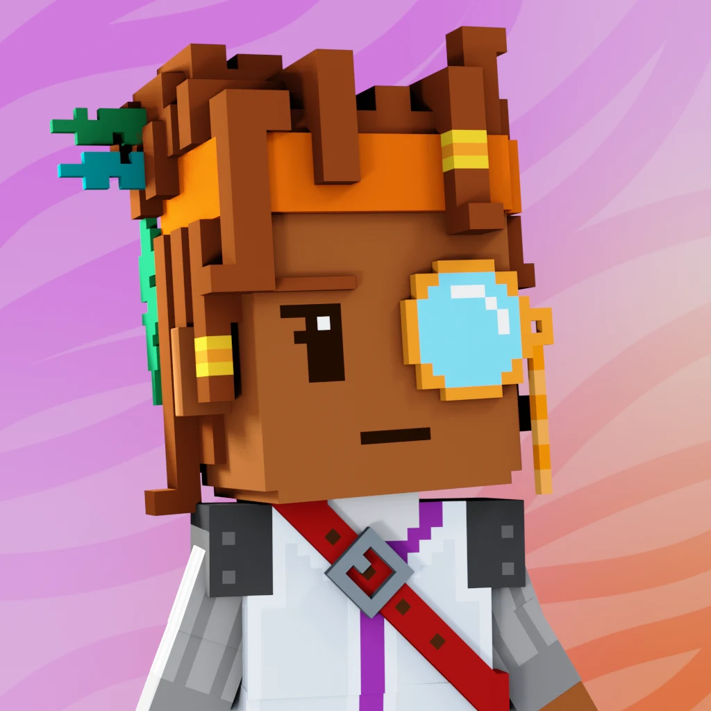 Pirate #580 voxel render
