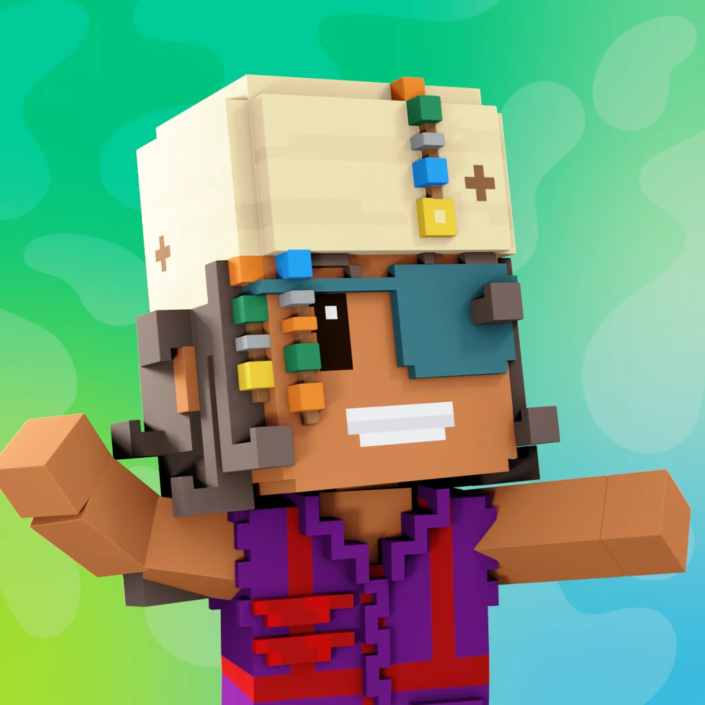 Pirate #5800 voxel render
