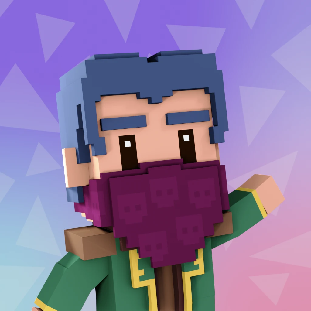 Pirate #5802 voxel render