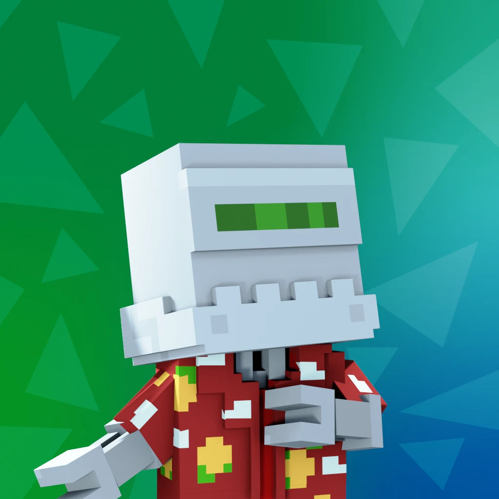 Pirate #5803 voxel render