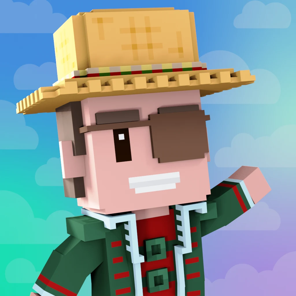 Pirate #5805 voxel render