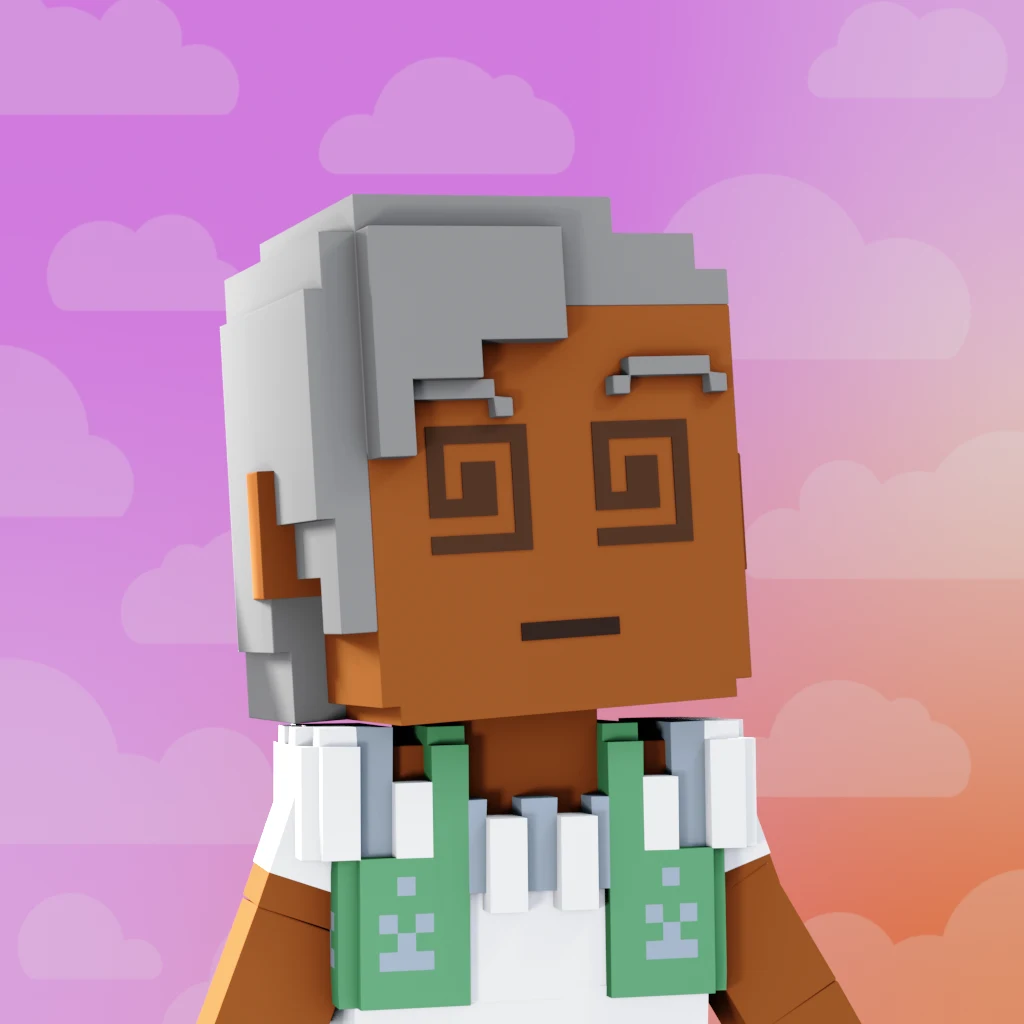 Pirate #5806 voxel render