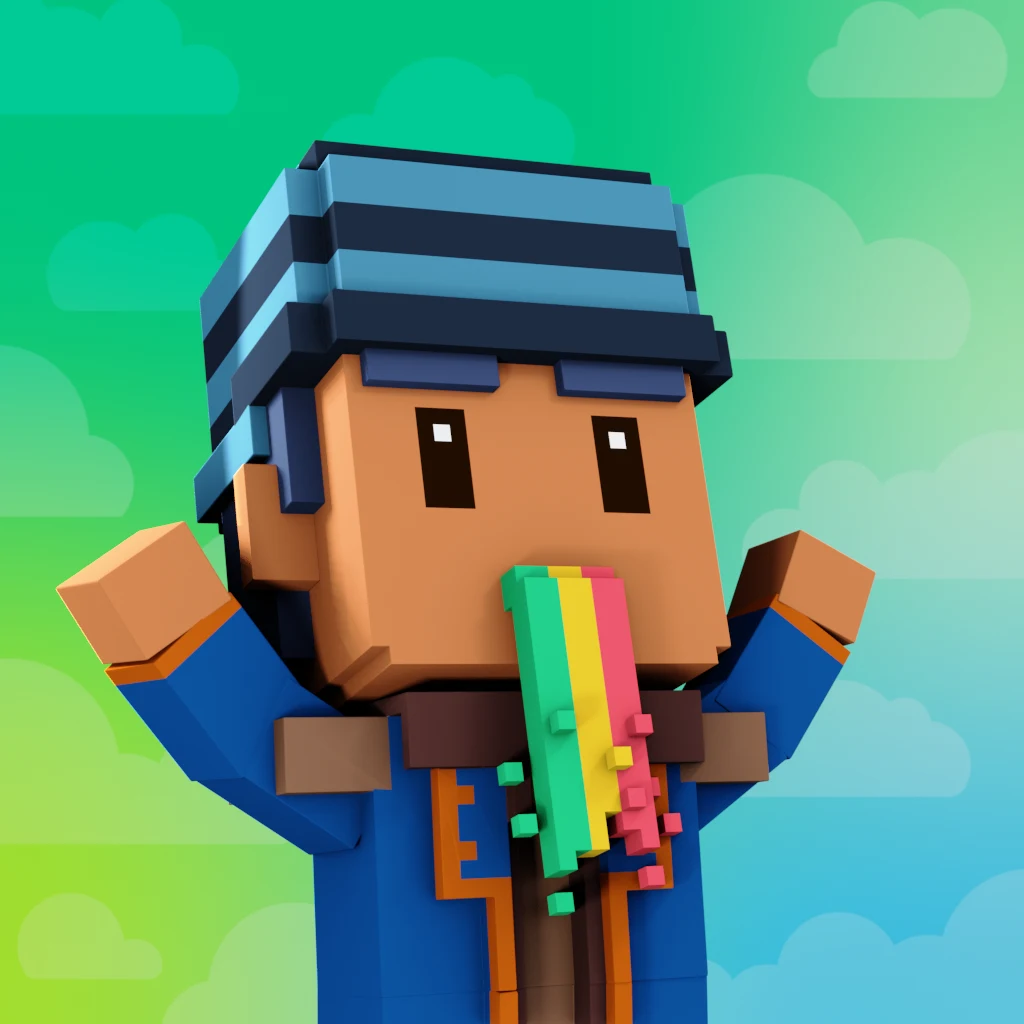 Pirate #5807 voxel render