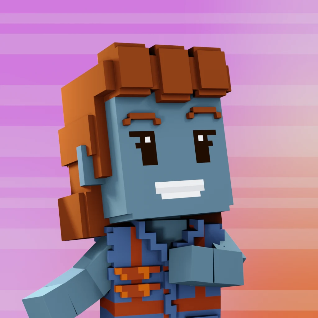Pirate #5808 voxel render