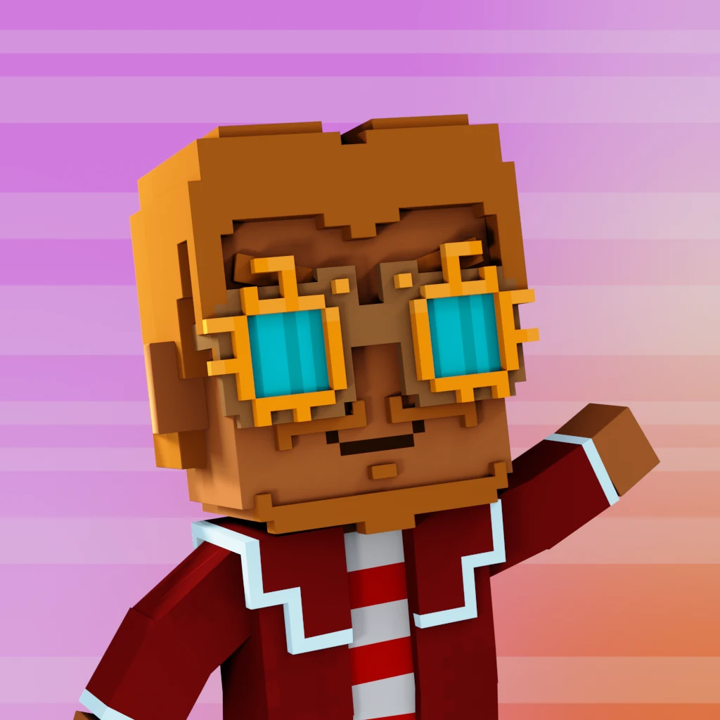 Pirate #581 voxel render