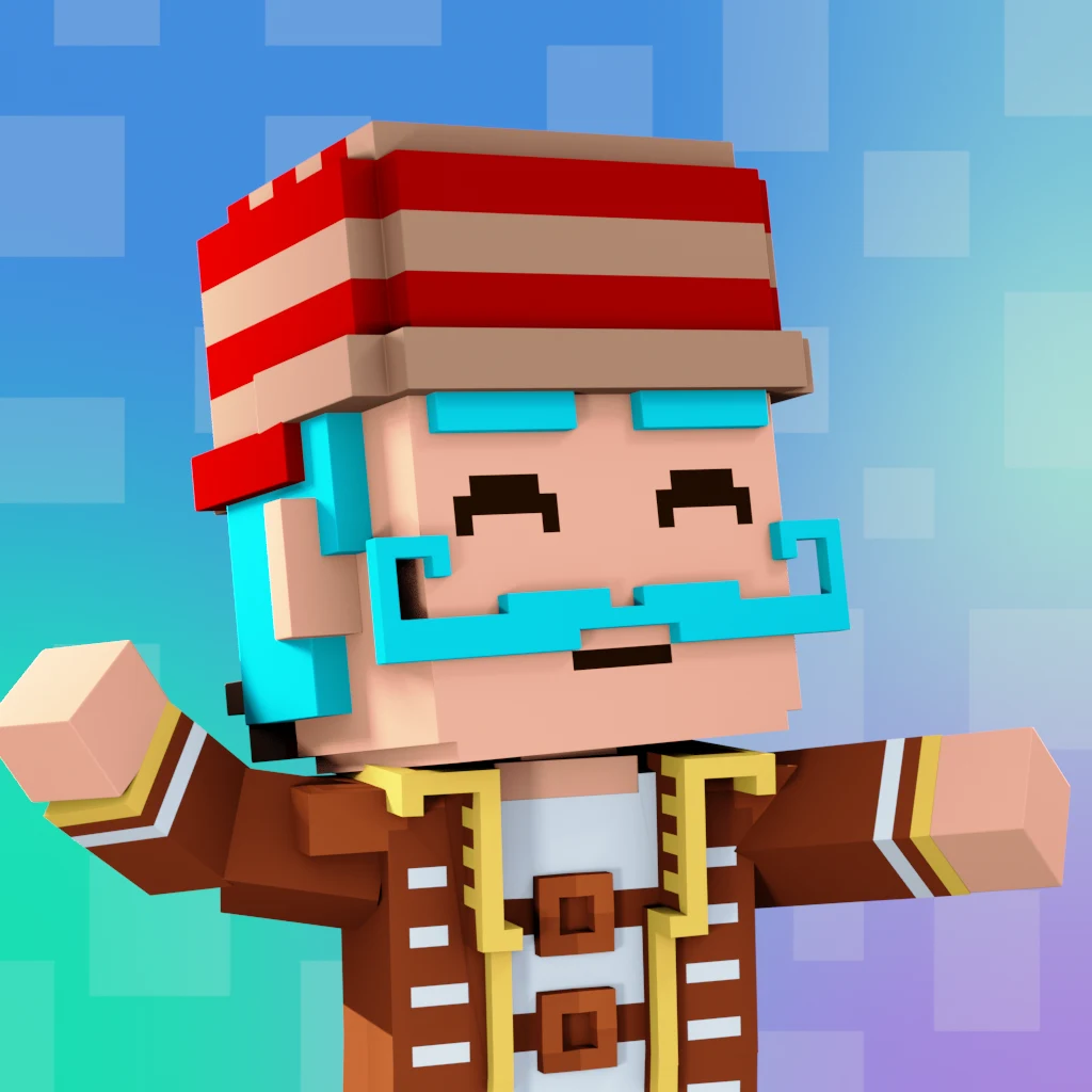 Pirate #5810 voxel render