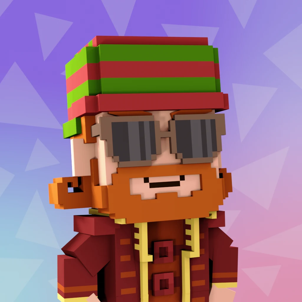 Pirate #5811 voxel render